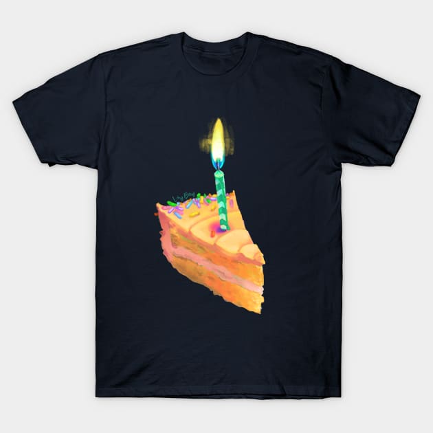 The last piece of the birthday cake T-Shirt by VeryBerry